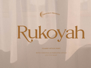 Rukoyah Modern Serif preview picture