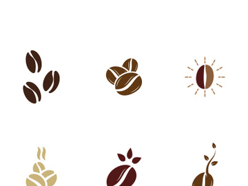 Premium coffee bean logo design. preview picture