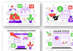 10 Stock Trading Platforms Illustration