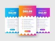 Pricing Table UI Elements Design Ver-5