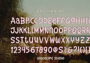 Solagrain Analog | Handwritten Font