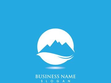Mountain icon Logo Template Vector illustration design preview picture