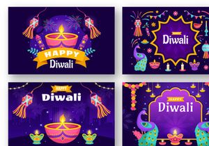 14 Happy Diwali Hindu Illustration