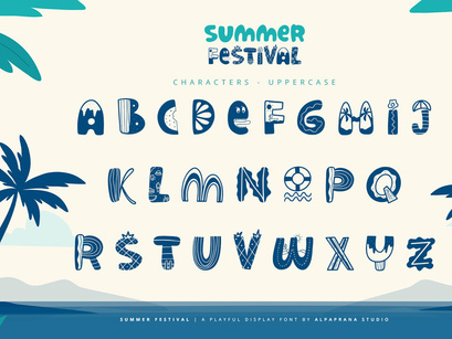 Summer Festival - Playful Display Font