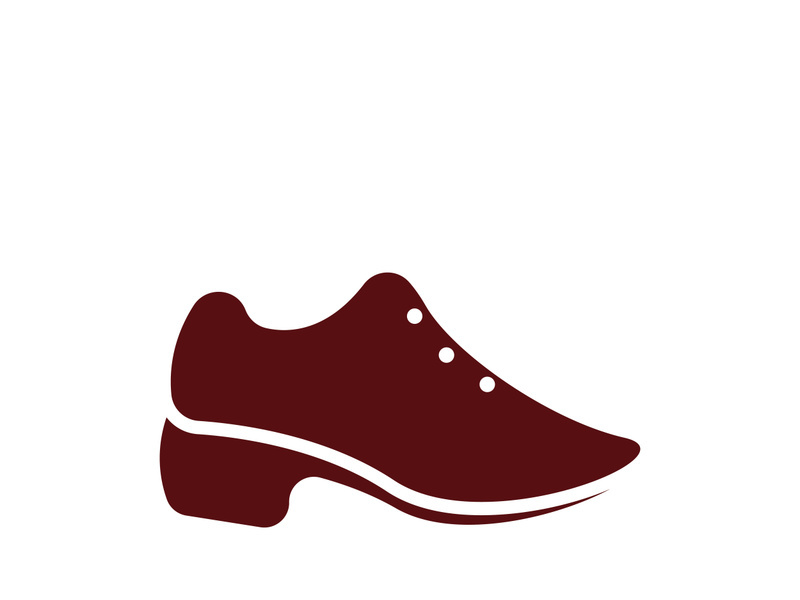 Icon shoe logo concept vector sneaker template shoes shop design