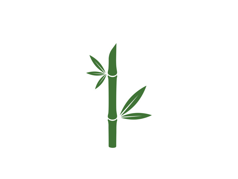 Bamboo vector icon illustration