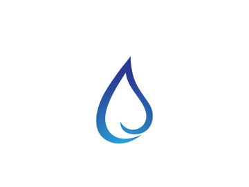 Water drop Logo Template vector illustration design - Vector. preview picture