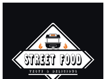 Street Food Chalk Handwriting Typography for Restaurant Street Food Chalk Handwriting Typography for Restaurant preview picture