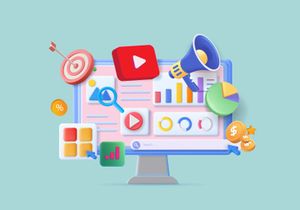 3D Seo Marketing UI Kit Illustration