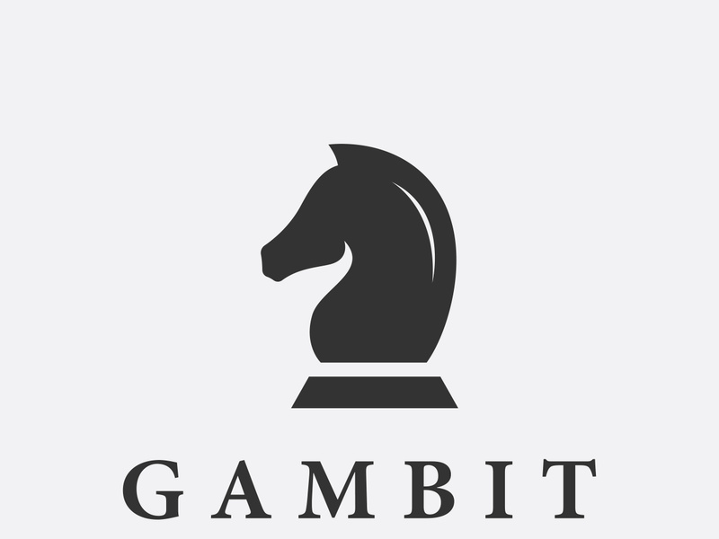 Chess strategy game logo with horse, king, pawn and rook. Logos for tournaments, chess teams and games.