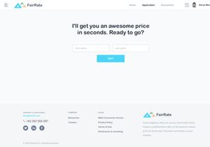 FairRate - Finance Web App UI Kit