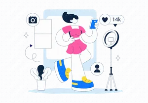 10 Micro Influencer Home Studio Illustration