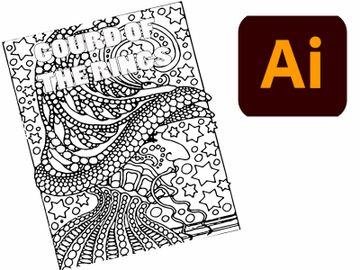 Halloween Coloring Book Page 26 preview picture