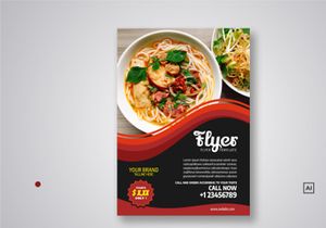 Restaurant Flyer Template Bundle V03