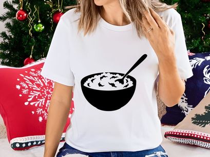 Bowl of Cereal with Spoon Icon