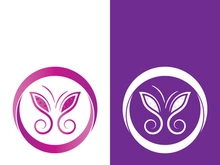Butterfly logo icon vector design illustration