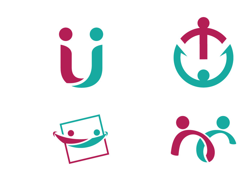 Adoption care community network and social logo design