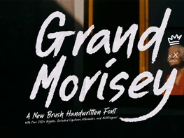 Grand Morisey | Brush Handwritten Font preview picture