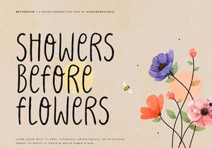 Butterflies - Handwritten Font