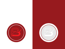 B letter logo template vector illustration