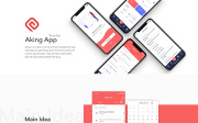 Aking to-do list app UI Kit - Freebie
