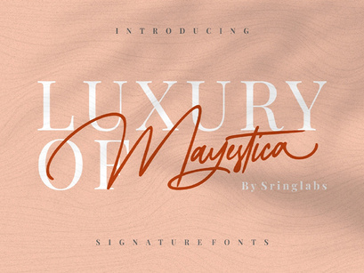 Mayestica - Luxury Signature Font