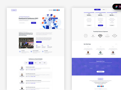 Event & Conference Landing Page Template