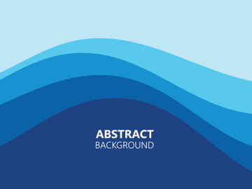 Blue wave water background wallpaper vector preview picture