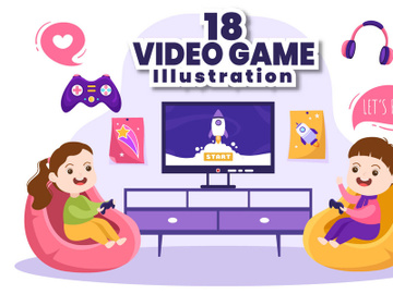 18 Video Game Illustration preview picture