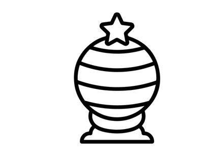 Barril de madeira clássico com estrela dourada para decoração festiva de feriados. Cask de armazenamento rústico usado como peça central de Halloween ou Natal.