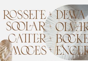 Angelia - Beautiful serif family