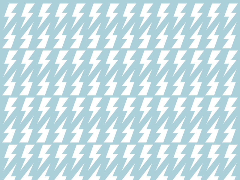 Seamless pattern thunderbolt vector