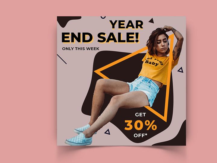 Fashion Sale Social Media Post Template