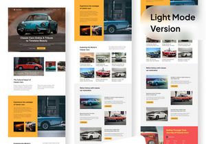 Coche Clasico - Classic Car Landing Page