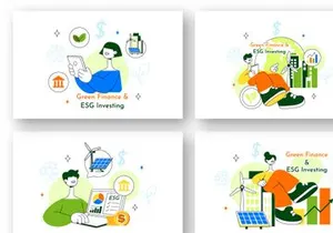 10 Green Finance Investing Illustration