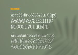 Verdant Botanika | Hand Drawn Script Font Duo