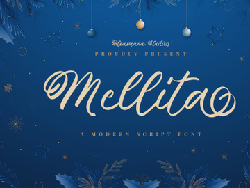 Mellita - Modern Script Font preview picture