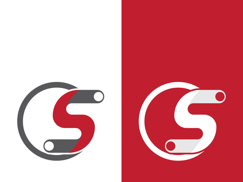 Business corporate S letter logo design vector
