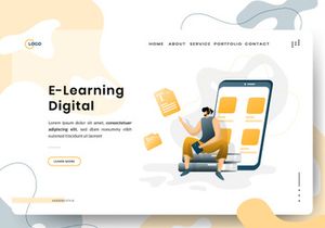 E-Learning Education Illustration
