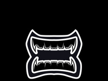 Mouth angry logo and symbol vector template icon
