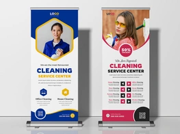 Cleaning Service Roll Up Banner Ver-2 preview picture