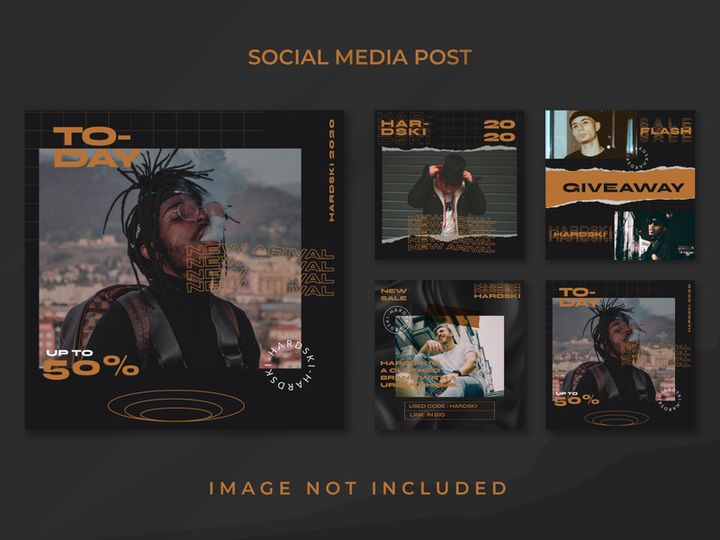 Social Media Post Square Creator