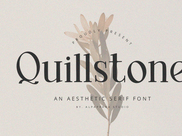Quillstone - Serif Font preview picture