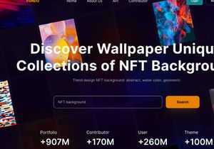 Fondo - Hero NFT Background Landing Page