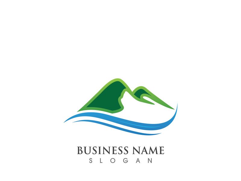 Mountain icon Logo Template Vector illustration design