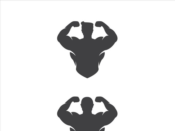 Gym Badge icon Fitness Logo Design