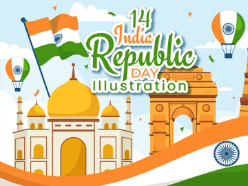 14 India Republic Day Illustration preview picture