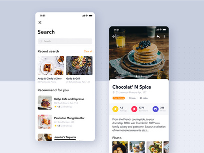 Food Delivery mobile app UI Kit