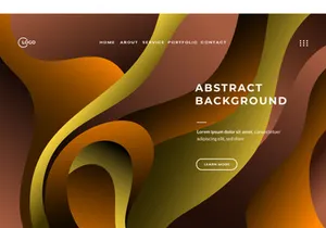 Abstract Background Dynamic Wave Colorful