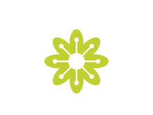 flower vector icon design template